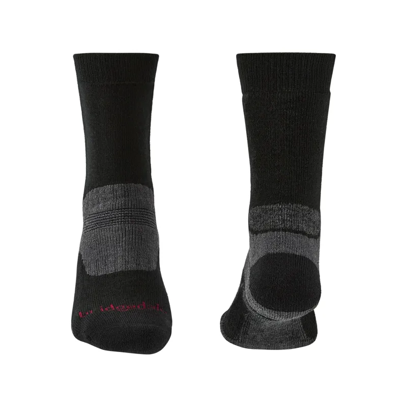 Bridgedale Hike Midweight Merino Performance Boot Socks Mens in Black-1