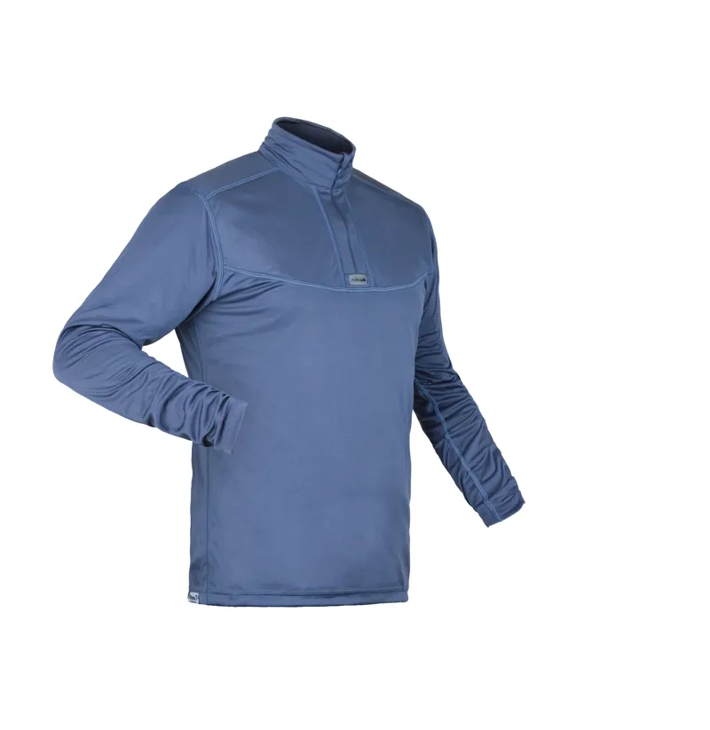 Paramo Cambia Zip Neck Mens in Indigo-2