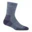 Darn Tough Hiker Micro Crew Midweight With Cushion Womens Light Denim