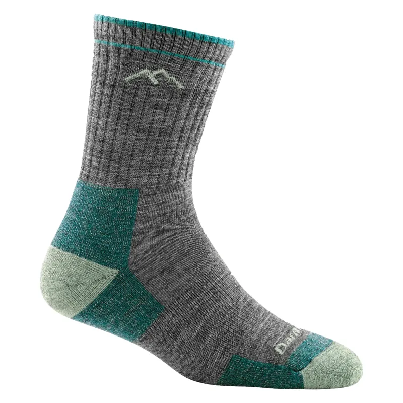 Darn Tough Hiker Micro Crew Midweight With Cushion Womens in Slate