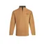Weird Fish Newark Eco 1/4 Zip Grid Fleece Mens in Caramel