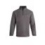 Weird Fish Newark Eco 1/4 Zip Grid Fleece Mens in Coffee