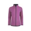 Weird Fish Ariana Eco Full Zip Grid Fleece Womens in Dark Raspberry