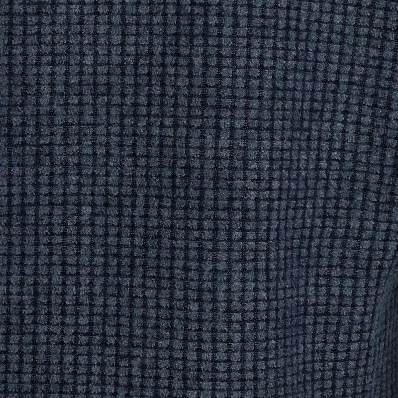 Weird Fish Ariana Eco Full Zip Grid Fleece Womens in Rich Navy-7