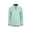 Weird Fish Beye Eco 1/4 Zip Grid Fleece Womens in Seaspray
