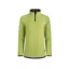 Weird Fish Beye Eco 1/4 Zip Grid Fleece Womens in Tarragon