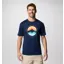 Columbia Path Lake II Graphic T-Shirt Mens in Collegiate Navy