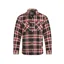 Weird Fish Tyburn Check Fleece Shacket Mens in Chocolate