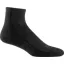 Darn Tough Hiker Quarter Midweight Hiking Sock Mens in Onyx Black