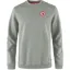 Fjallraven 1960 Logo Badge Sweater Mens in Grey/Melange