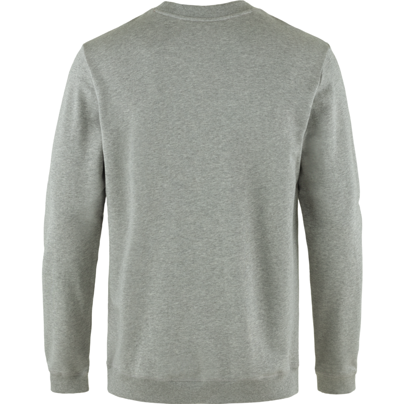 Fjallraven 1960 Logo Badge Sweater Mens in Grey/Melange-1