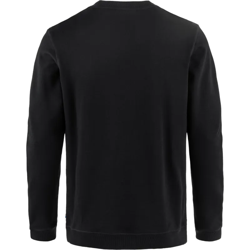 Fjallraven 1960 Logo Badge Sweater Mens in Black-1
