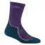 Darn Tough Light Hiker Micro Crew LW Cushioned Womens Socks in Grape