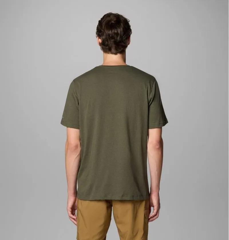 Columbia Thistletown Hills SS T-Shirt Men's in Greenscape Heather-4