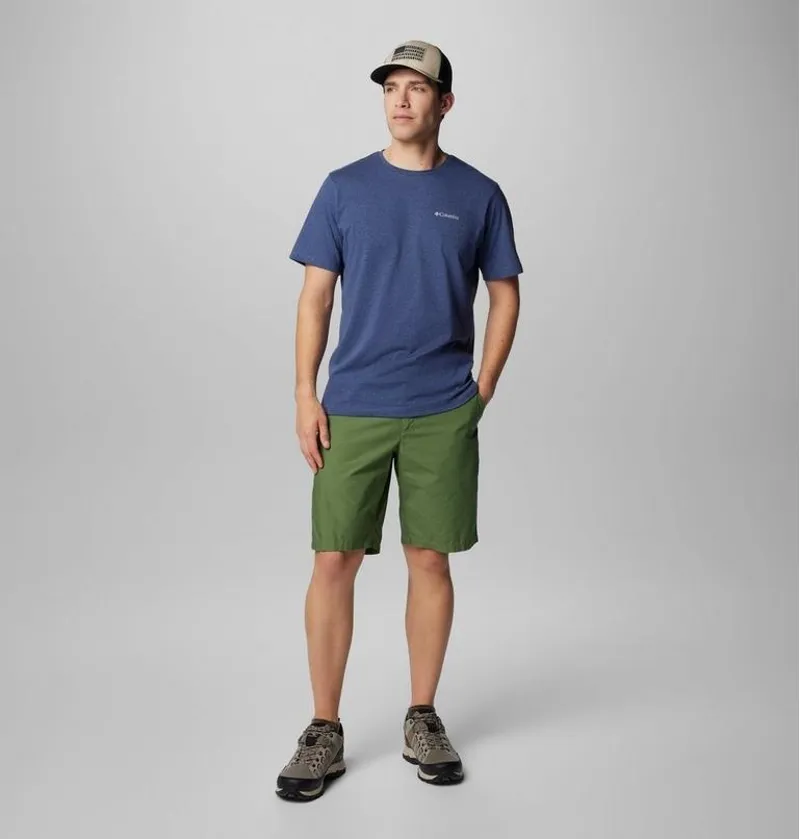 Columbia Thistletown Hills SS T-Shirt Men's in Dark Mountain Heather-5