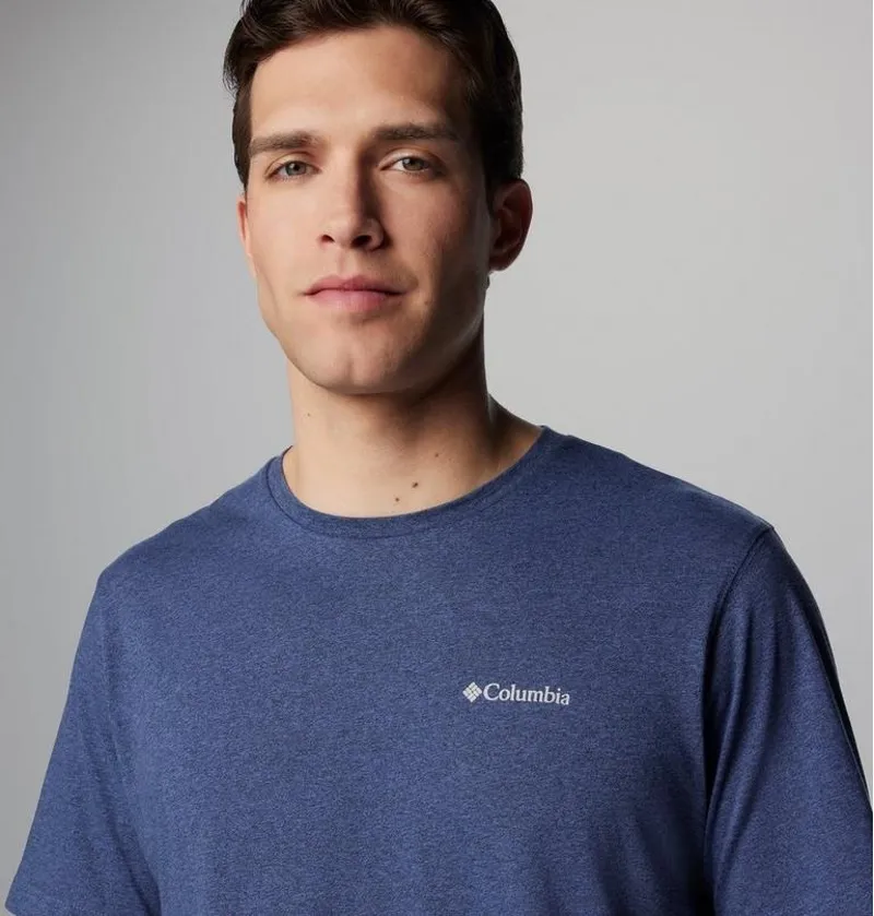 Columbia Thistletown Hills SS T-Shirt Men's in Dark Mountain Heather-4