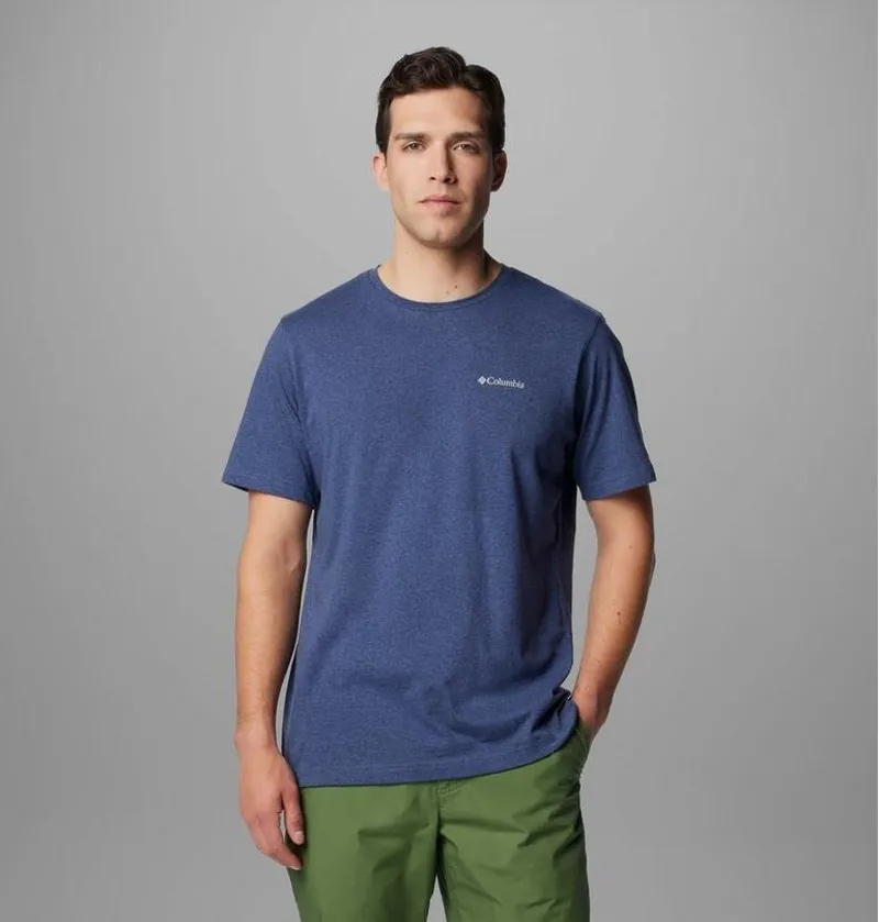 Columbia Thistletown Hills SS T-Shirt Men's in Dark Mountain Heather-2