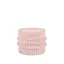 Buff Knitted and Fleece Neckwarmer in Dalia Pink