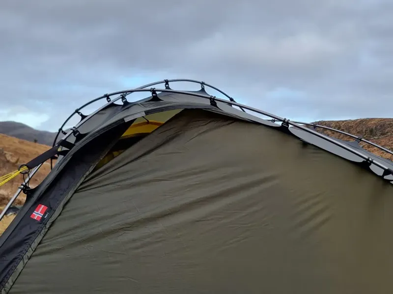 Nortent Vern 1 Silnylon 4S Tent with Footprint in Army Green-9