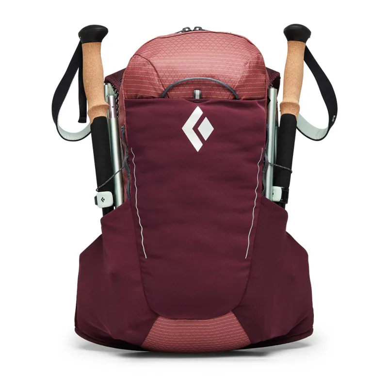 Black Diamond Pursuit 15 Backpack Womens in Cherrywood/Ink Blue-1