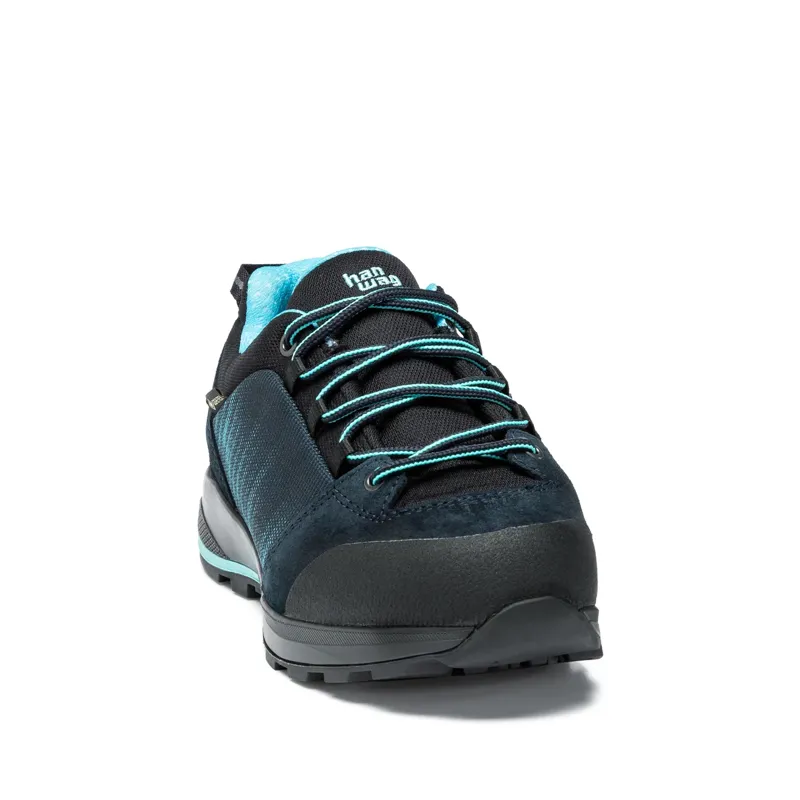 Hanwag Klarsby Low Bunion Gore-Tex Womens in Navy/Sky-2