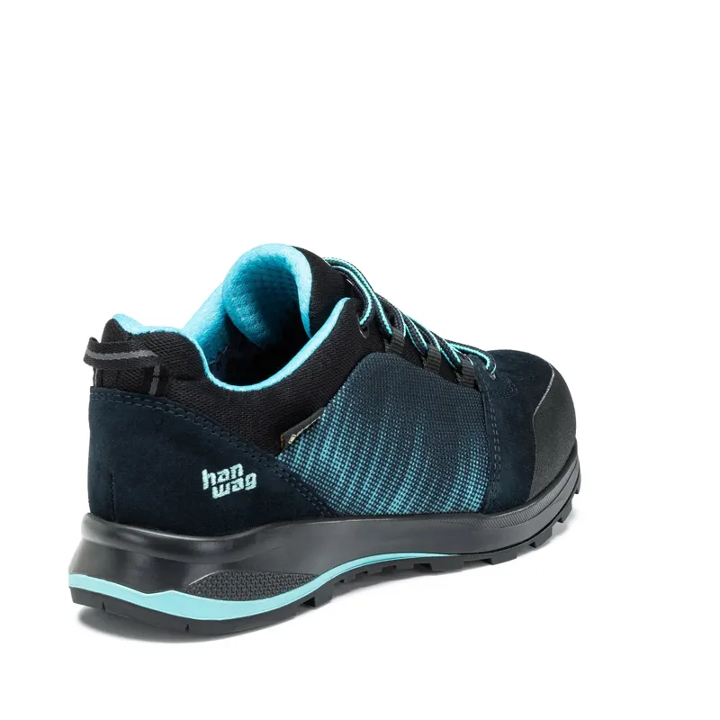 Hanwag Klarsby Low Bunion Gore-Tex Womens in Navy/Sky-3