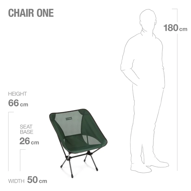 Helinox Chair One Ultra Lightweight Camping Chair in Forest Green-5