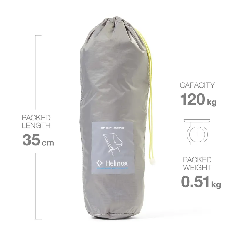 Helinox Chair Zero Lightweight Camping Chair in Grey-1