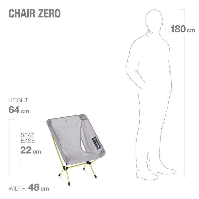 Helinox Chair Zero Lightweight Camping Chair in Grey-5