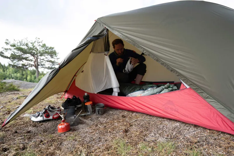 MSR Hubba Hubba Bikepack 2 Person Tent in Green-13