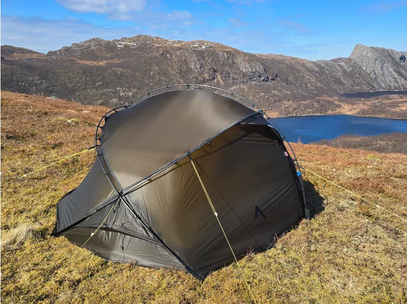 Nortent Vern 2 Silnylon 3S Tent with Footprint in Army Green