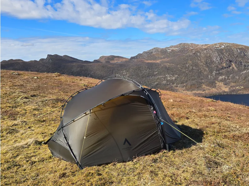 Nortent Vern 2 Silnylon 3S Tent with Footprint in Army Green-4