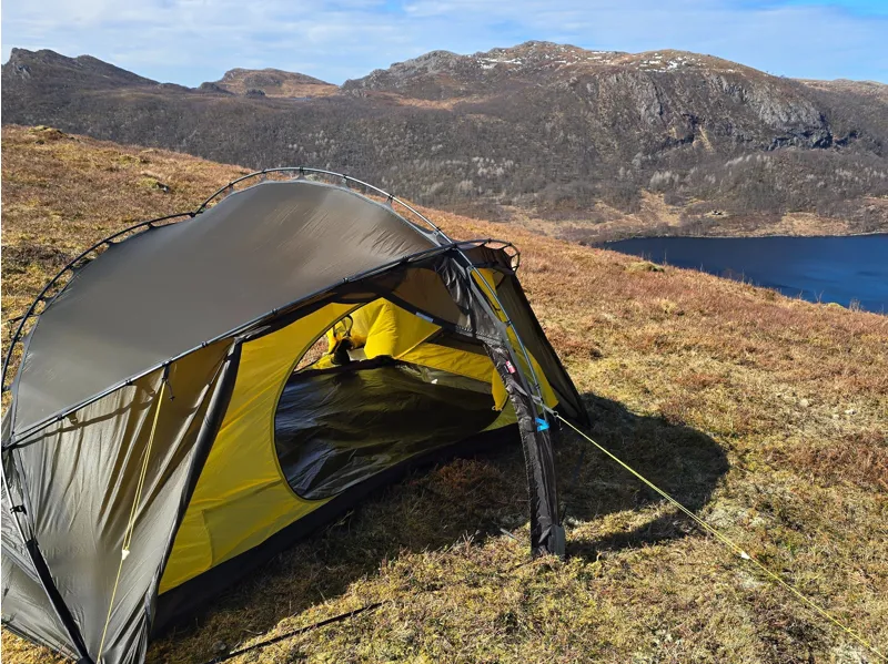 Nortent Vern 2 Silnylon 3S Tent with Footprint in Army Green-8