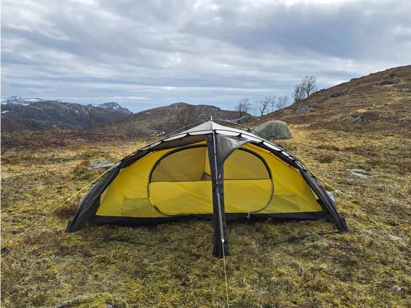 Nortent Vern 1 Silnylon 3S Tent with Footprint in Army Green-2