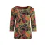 Weird Fish Pinto Organic Printed Jersey T Womens in Brick Orange