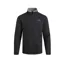 Weird Fish Shires Eco Full Zip Grid Fleece Mens in Washed Black