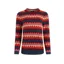 Weird Fish Tyla Cosy Knit Scalloped Jumper Womens in Antique Cherry
