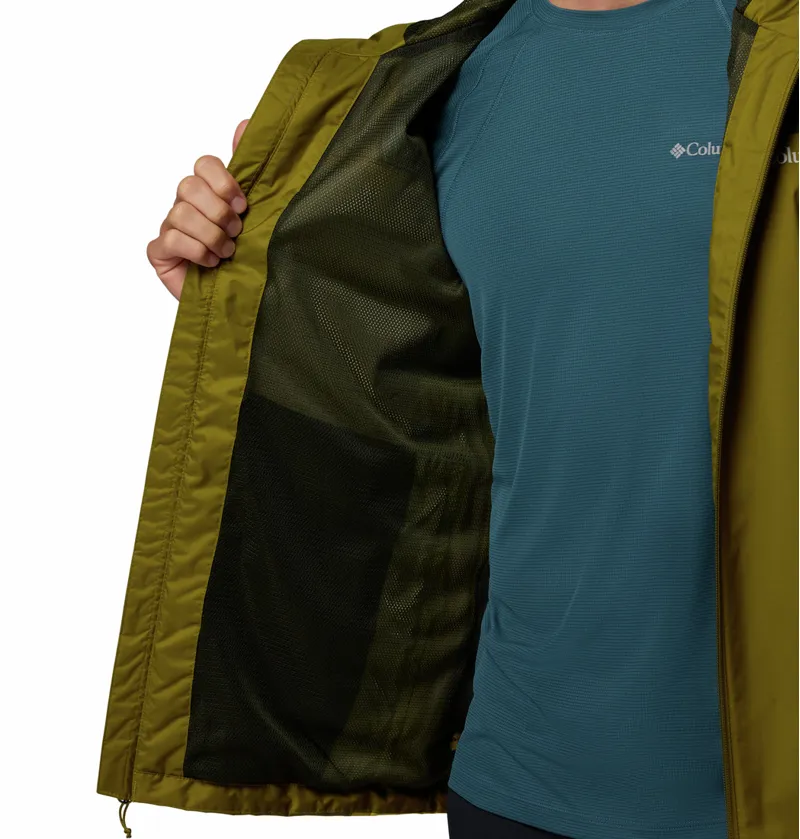 Columbia Inner Limits III Waterproof Jacket Mens in Mossy Green/Greenscape/Antique Moss-6