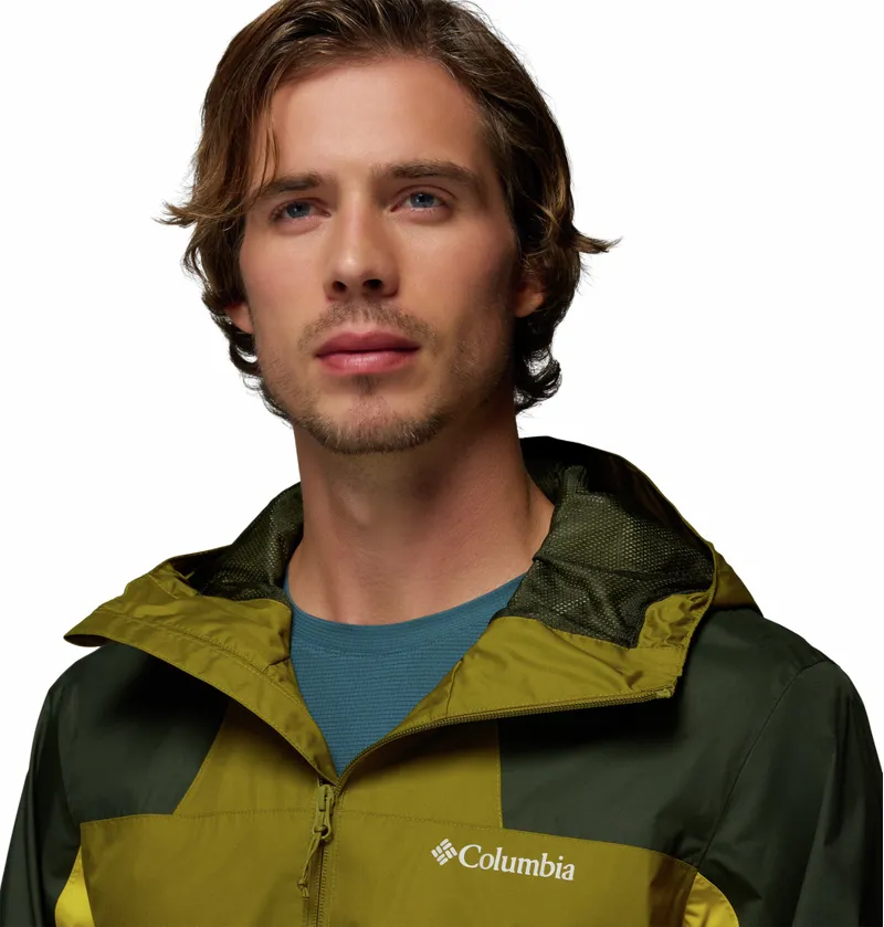 Columbia Inner Limits III Waterproof Jacket Mens in Mossy Green/Greenscape/Antique Moss-5