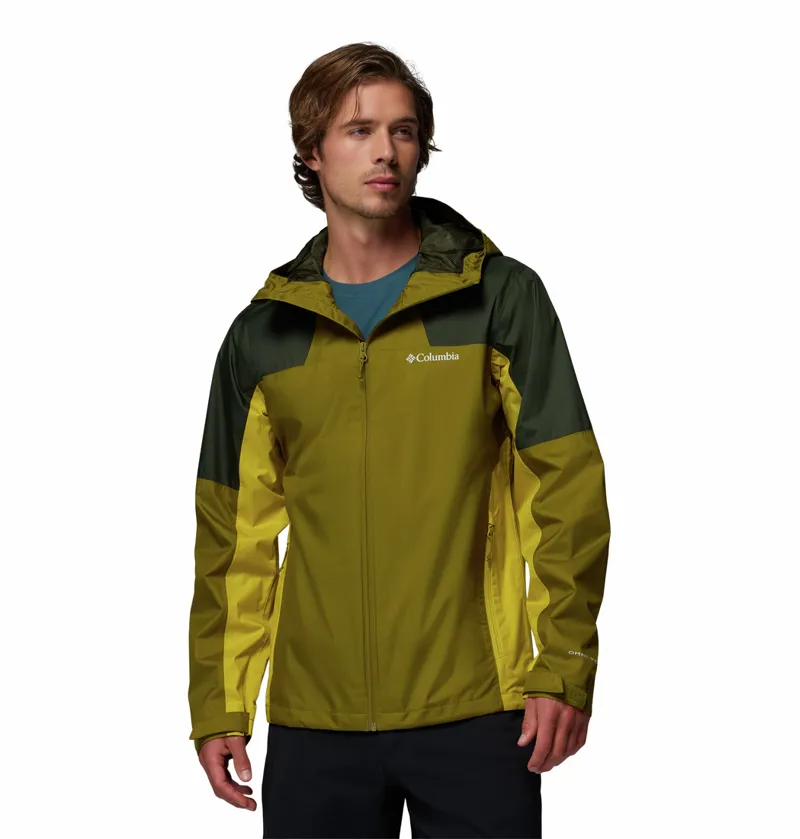Columbia Inner Limits III Waterproof Jacket Mens in Mossy Green/Greenscape/Antique Moss