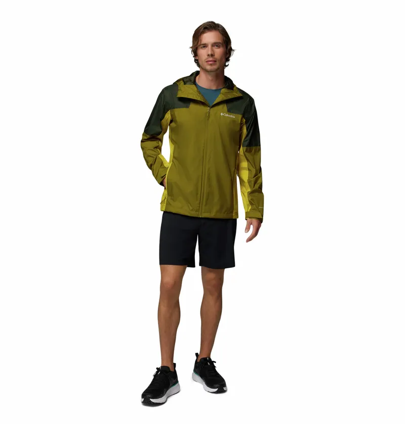 Columbia Inner Limits III Waterproof Jacket Mens in Mossy Green/Greenscape/Antique Moss-8
