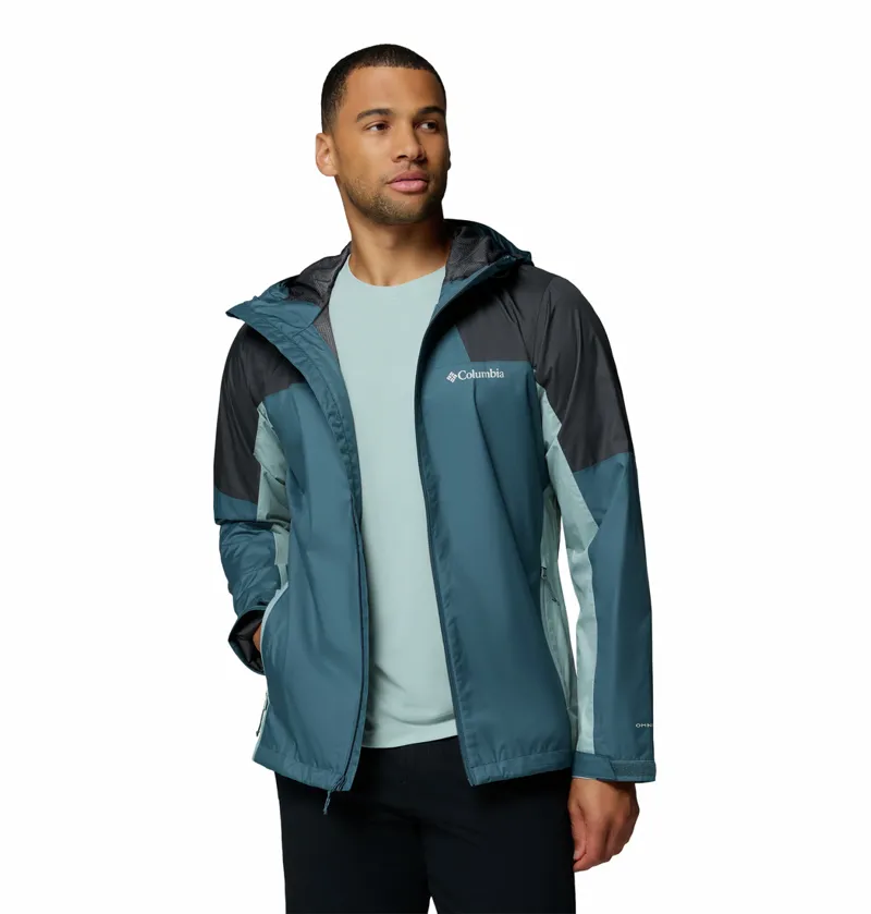 Columbia Inner Limits III Waterproof Jacket Mens in Everblue/Shark/Crushed Blue-2