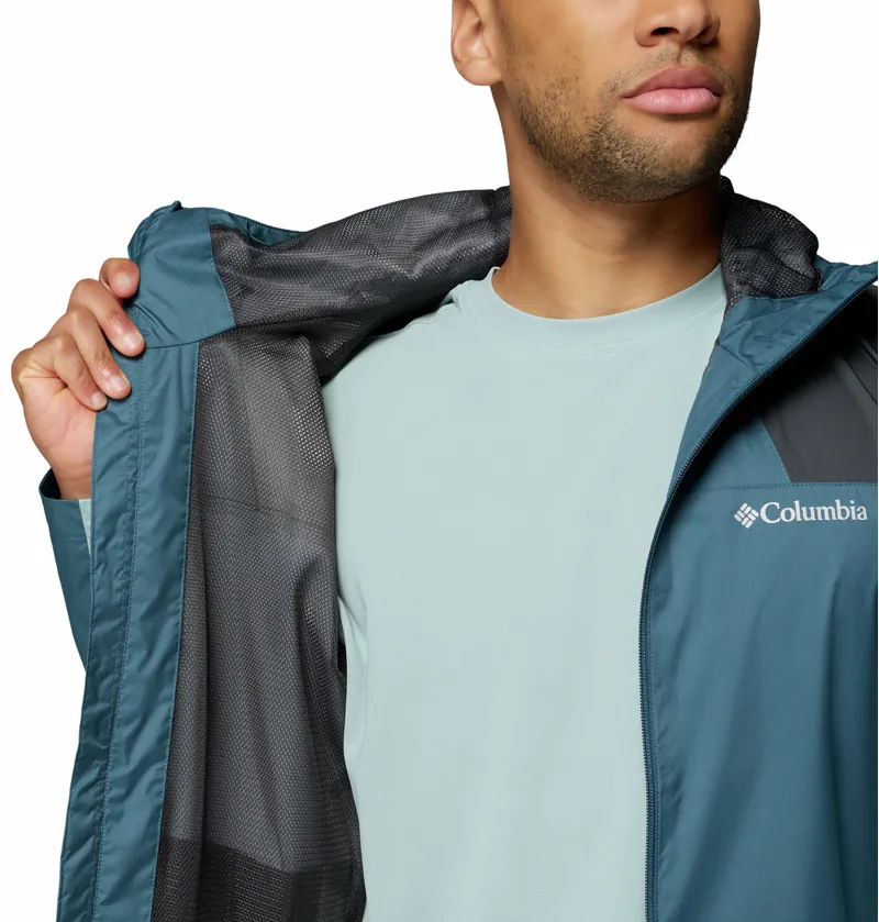 Columbia Inner Limits III Waterproof Jacket Mens in Everblue/Shark/Crushed Blue-4