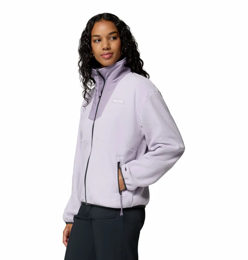 Columbia Sequoia Grove Full Zip Fleece Womens in Lavender Pearl/Shale Purple-1