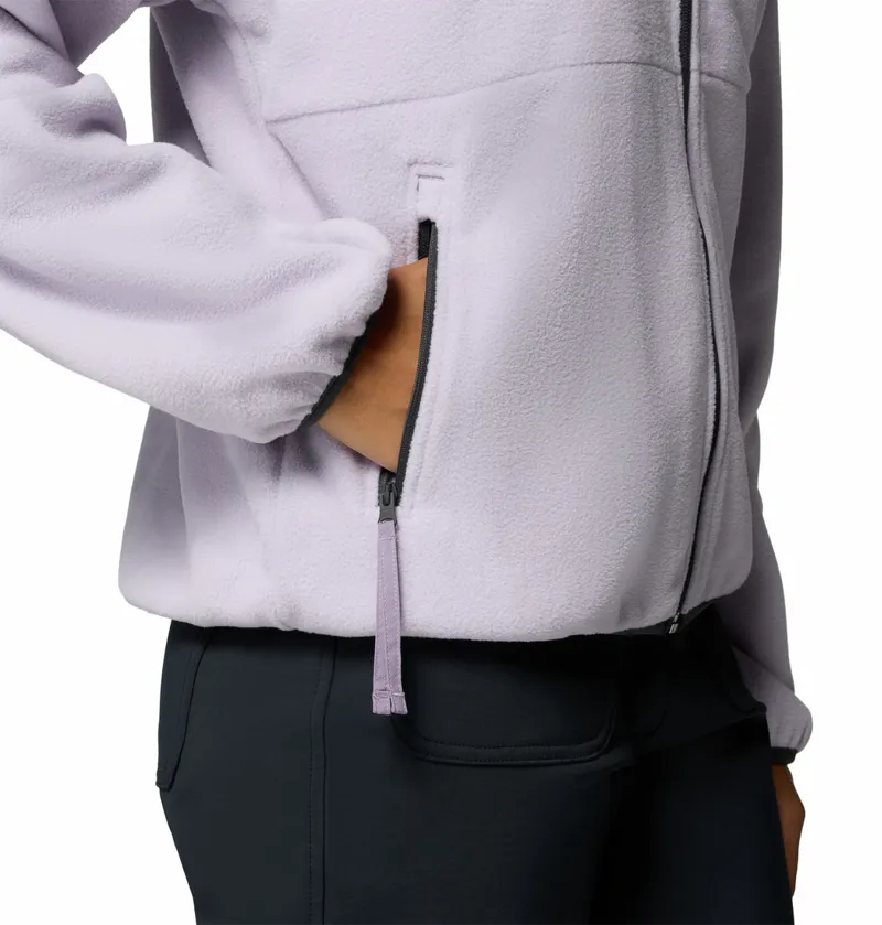 Columbia Sequoia Grove Full Zip Fleece Womens in Lavender Pearl/Shale Purple-5