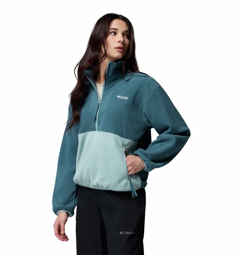 Columbia Sequoia Grove 1/2 Zip Fleece Womens in Everblue/Crushed Blue-1