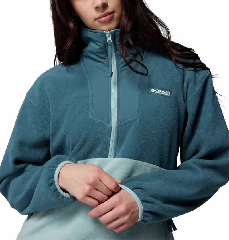 Columbia Sequoia Grove 1/2 Zip Fleece Womens in Everblue/Crushed Blue-4