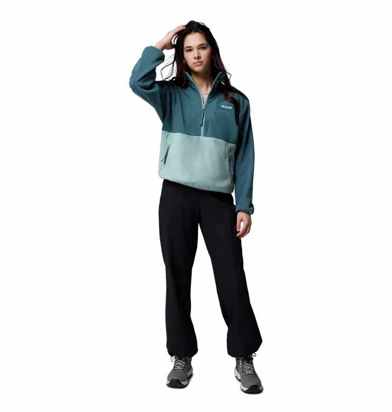 Columbia Sequoia Grove 1/2 Zip Fleece Womens in Everblue/Crushed Blue-5