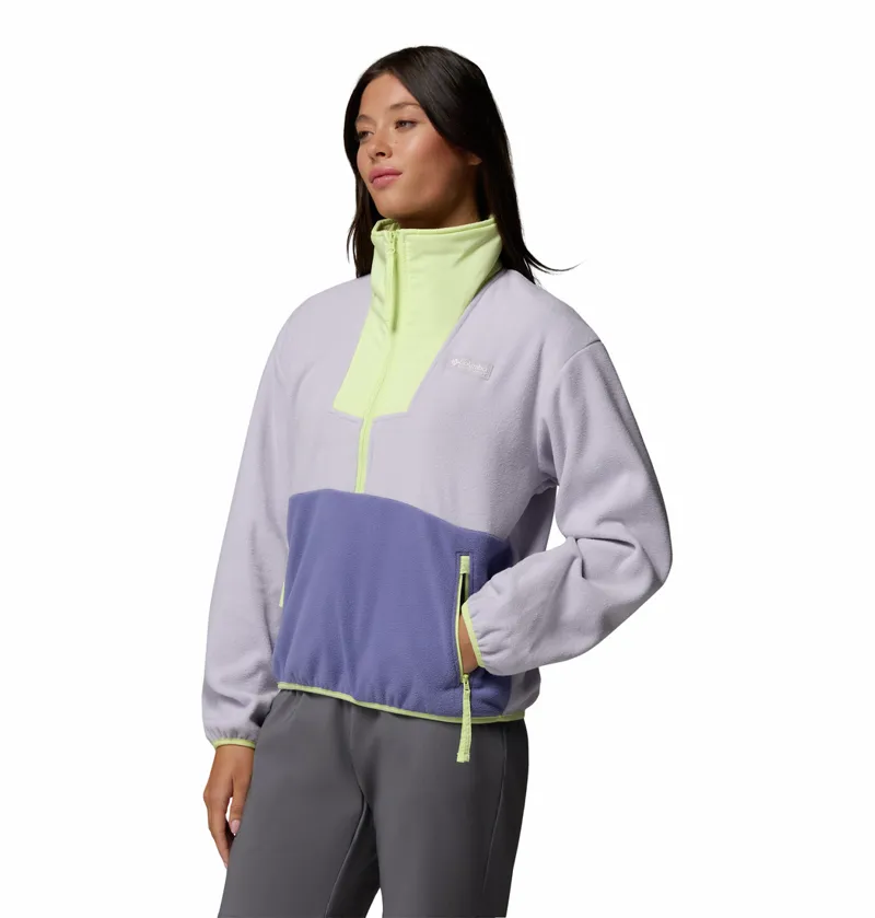 Columbia Sequoia Grove 1/2 Zip Fleece Womens in Lavender Pearl/Stormwatch-1