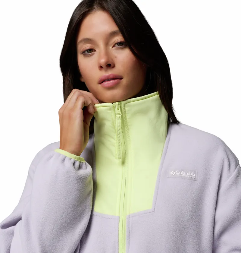 Columbia Sequoia Grove 1/2 Zip Fleece Womens in Lavender Pearl/Stormwatch-3